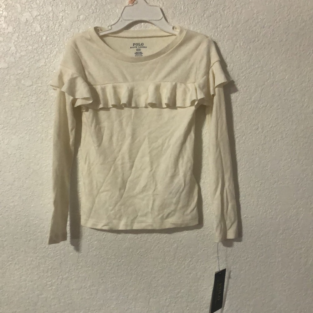 Polo Ralph Lauren Little Girls Ruffled Top - Picture 2 of 6